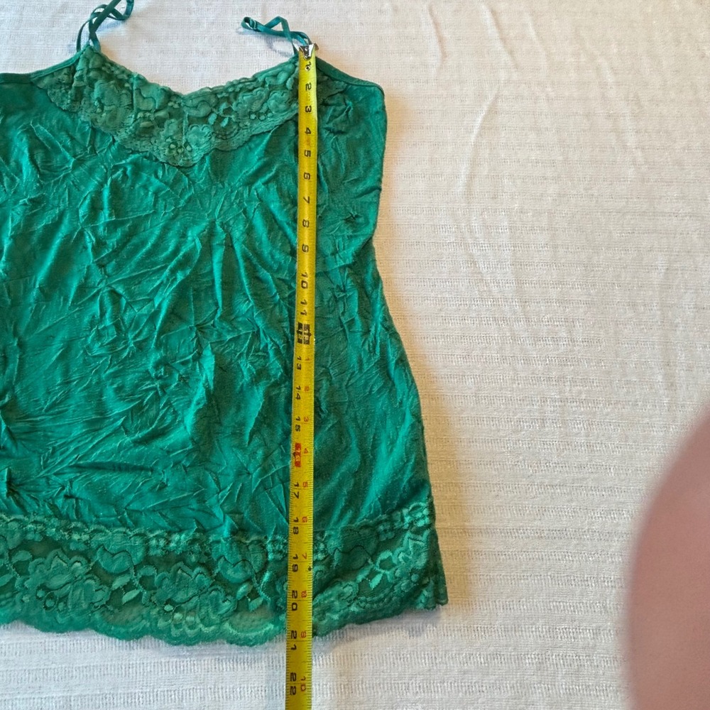 Maurices Womens Lace Trim Crinkle Camisole Tank Top Set of 4 Purple Green Yellow - Picture 8 of 10